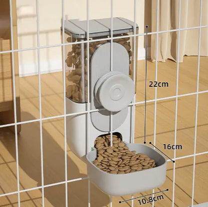 Hanging Pet Feeder & Water Dispenser